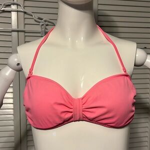Pink Victoria’s Secret Bandeau Bikini Top Size Small Color Pink